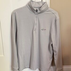 Greg Norman Gray Quarter-Zip Pullover